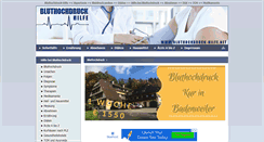 Desktop Screenshot of bluthochdruck-hilfe.net